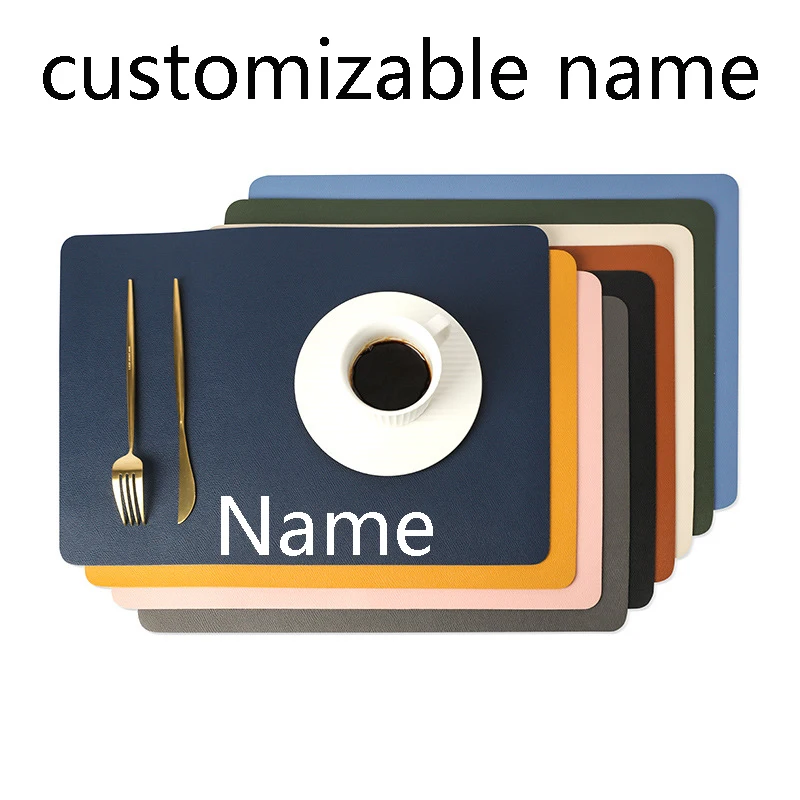 

Украшение для стола под заказ, кожаные подставки, подставки под горку, коврики и подставки, домашняя кухонная столовая подставка Украшение ...