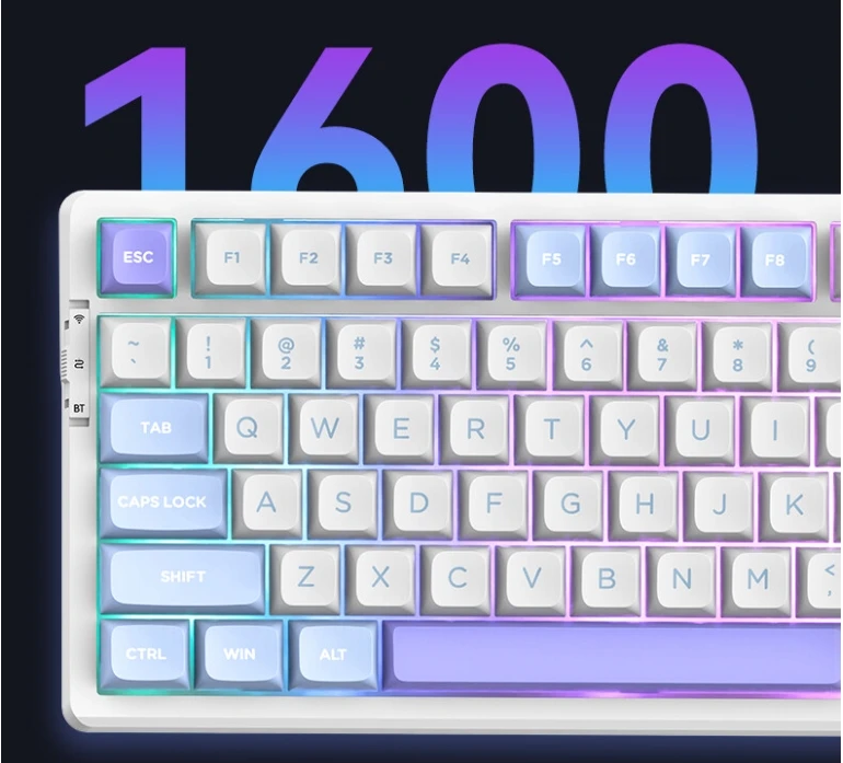Фото Новая беспроводная проводная игровая клавиатура VGN V98PRO V2 RGB на заказ, несколько вариантов цвета, низкая задержка и тихая для ПК №2