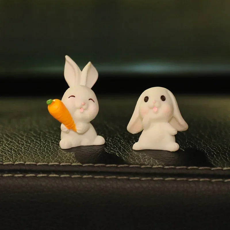 Новинка 2023 украшения для автомобиля с кроликом женские интерьера приборной