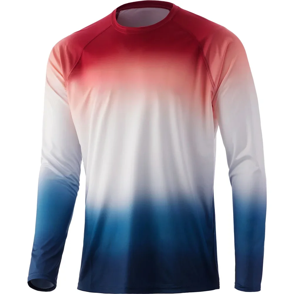 Мужские рубашки для рыбалки с длинным рукавом платье мужские топы выступлений Upf