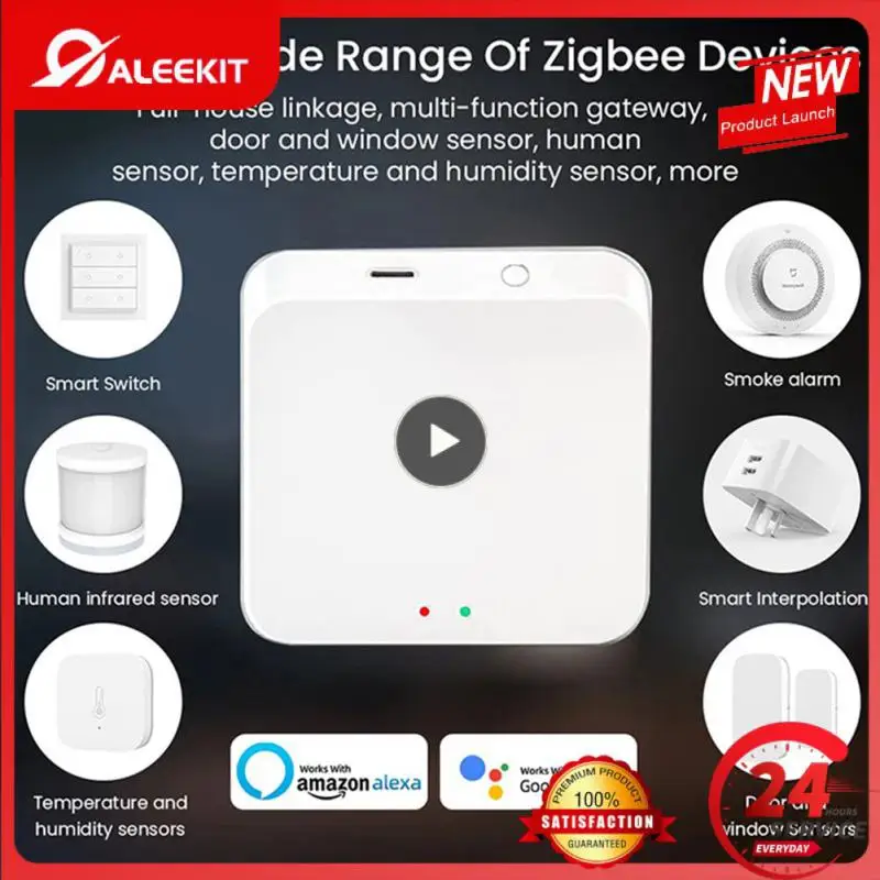 

Smart Life App Wireless Hub Gateway Tuya Zigbee Smart Home Bridge Universal Type-c Smart Gateway Smart Linkage Mesh Hub