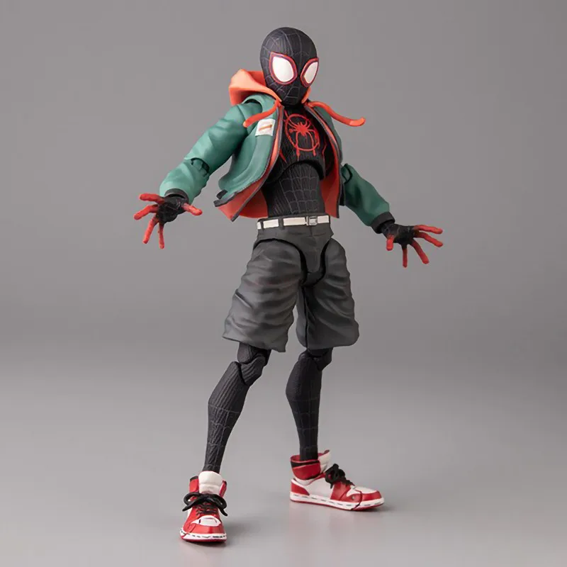 

ML Legends Spider Man Action Figure Across the Spider-Verse SV SHF Miles Morales PVC Figures Collection Figurine Toys Kids Gift