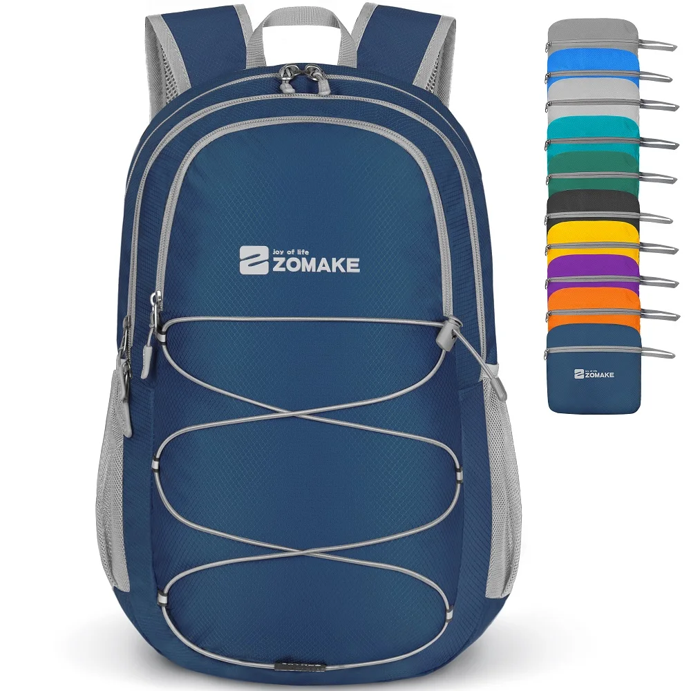 Lightweight Packable Small Backpack 28L Folding Water Resistant Caming Hiking Daypack Small Travel Bag for Women Men