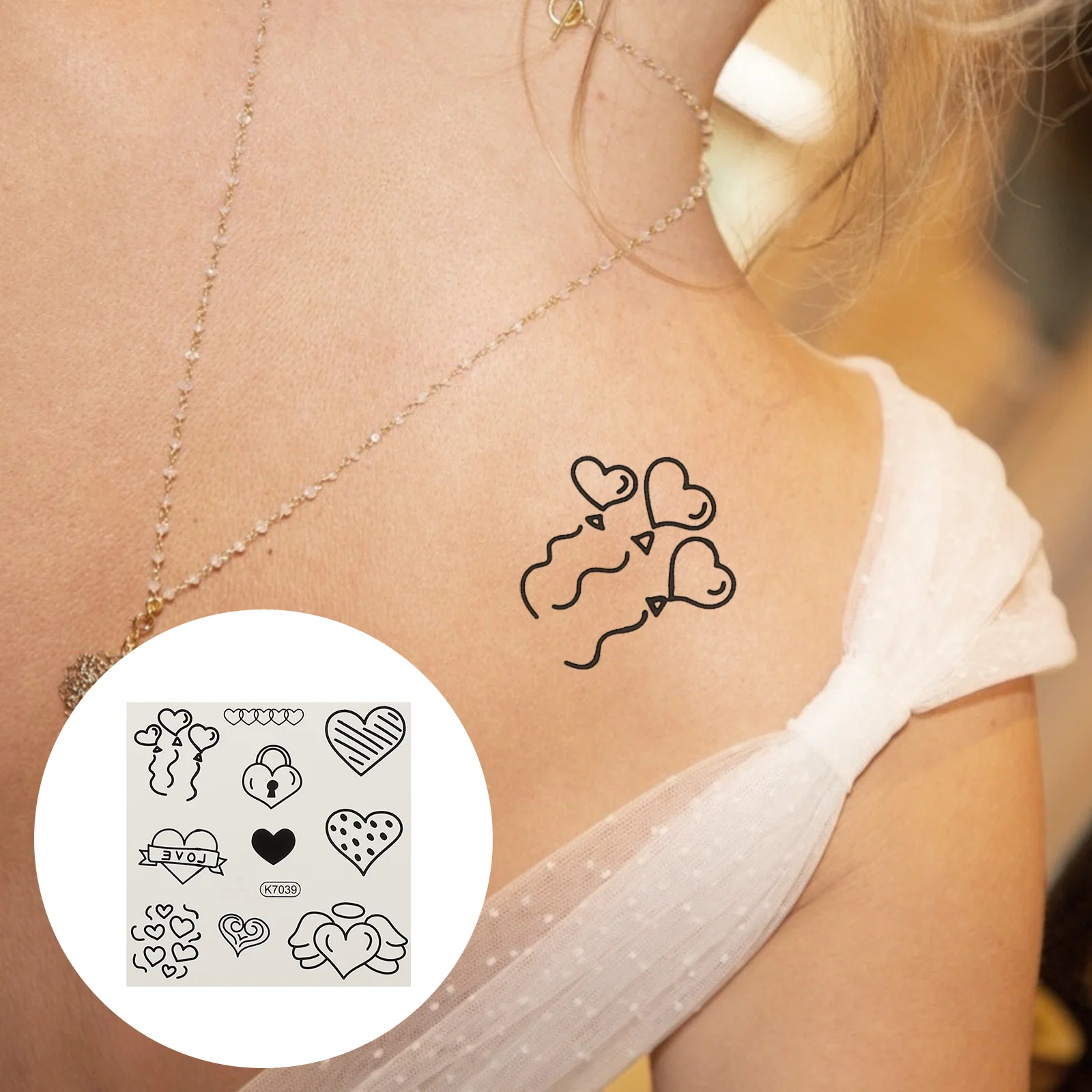 

Temporarysticker Stickers Body Diy Cartoon Floralwaterproof Permanent Semi English Floweradult
