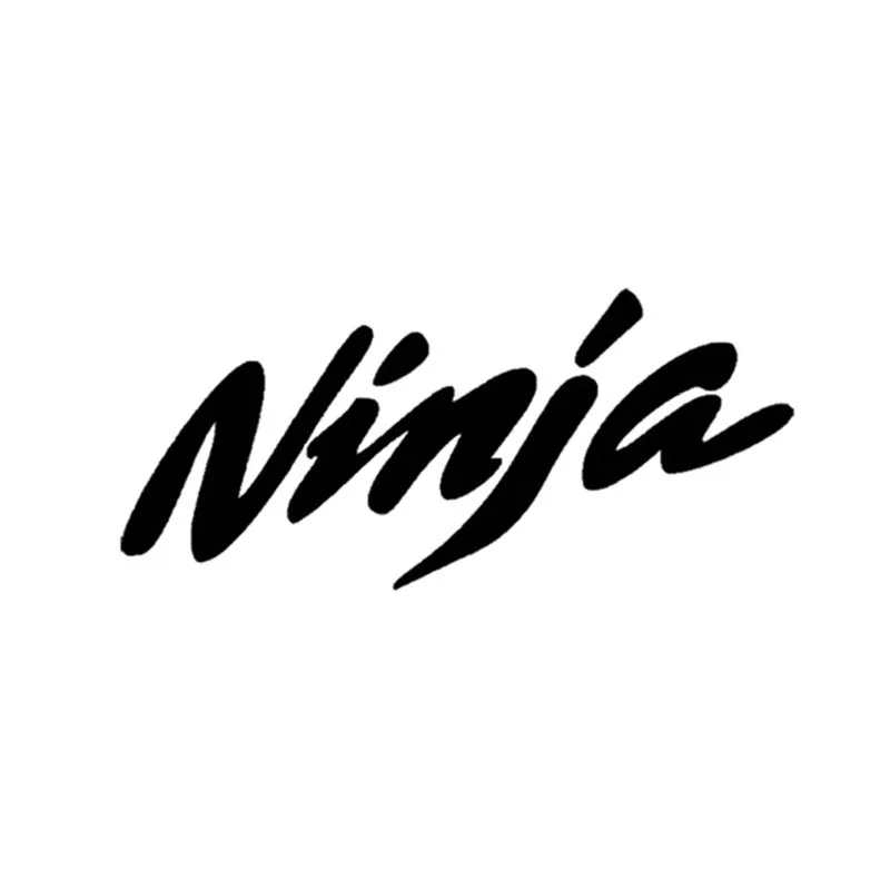 

18*8CM NINJA Fun Car Styling Car Stickers Decals Motorcycle Reflector Black/Silver C1-0019