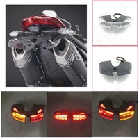 for ducati hypermotard 821 939 950 sp motorcycle accessories led taillight rear brake and turn signal integrated tail lights