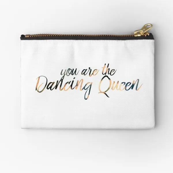 

You Are The Dancing Queen Zipper Pouches Cosmetic Money Pure Coin Wallet Packaging Small Women Men Key Bag Underwear Pocket