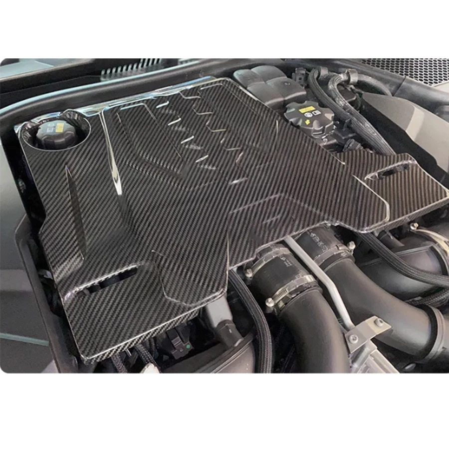 Для BMW серии M5 F90 M8 F91 F92 F93 Сухой капот двигателя из углеродного волокна Замена