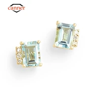 canner trend simple style 925 sterling silver zircon piercing cartilage ear stud earrings for women fine jewelry pendientes gift