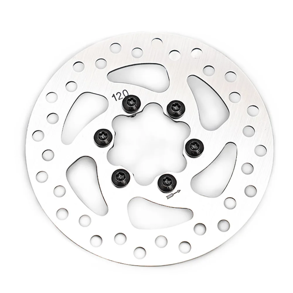 

120mm 6 Hole Disc Brake for Electric Scooter Rotor Brake With Screws Stainless Steel Rotor Parts Accessories