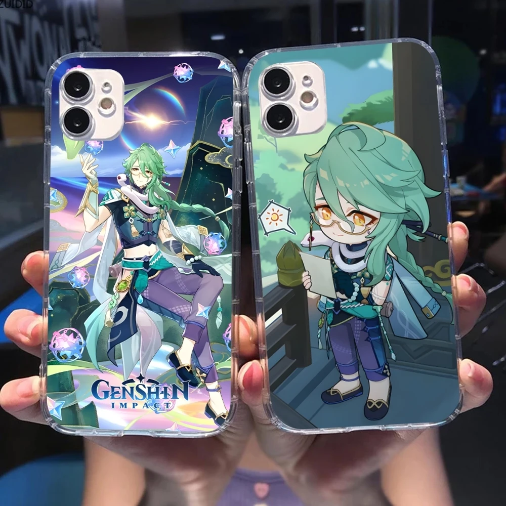 Чехол для мобильного телефона Genshin Impact Baizhu iPhone 16 15 14 13 12 11 X XR XS 8 Pro Max Plus Mini
