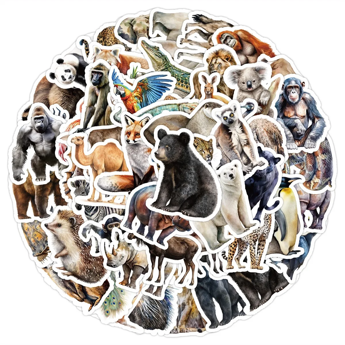 10/50 шт. смешанные наклейки с изображением диких джунглей в Африке граффити для