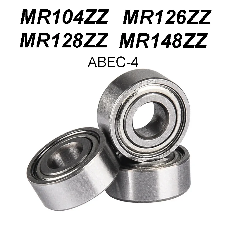 

10Pcs Electric Nail Drill Machine Bearing MR104ZZ MR126ZZ MR128ZZ MR148ZZ Bearing Mini Miniature Metal Shielded Ball Bearings