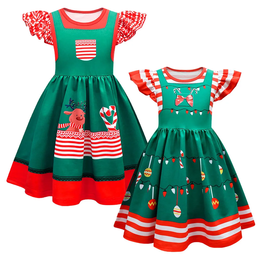 Купи 2023 Girl Dress Children Ball Gown Clothes Kids Christmas For Girls Party Dress Toddler Children's Costume за 791 рублей в магазине AliExpress