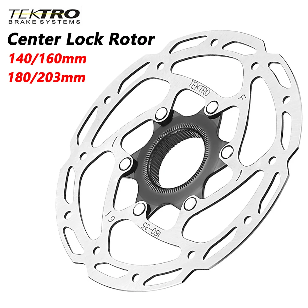 

TEKTRO Center Lock Rotor Mountain Bike Centerlock Discs TR160-35 Road Bike Disc 140 160 180 203mm Bicycle Record MTB Rotor