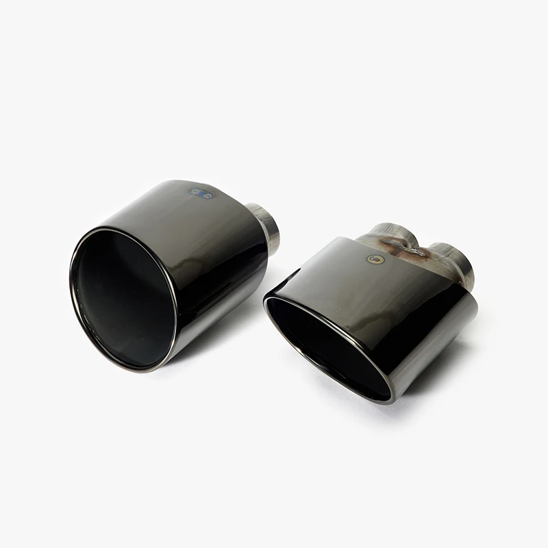 

New Arriving Stainless Steel Car Exhaust Tip For RS3 RS4 RS4 RS5 RS6 Double inner Exhaust Pipes