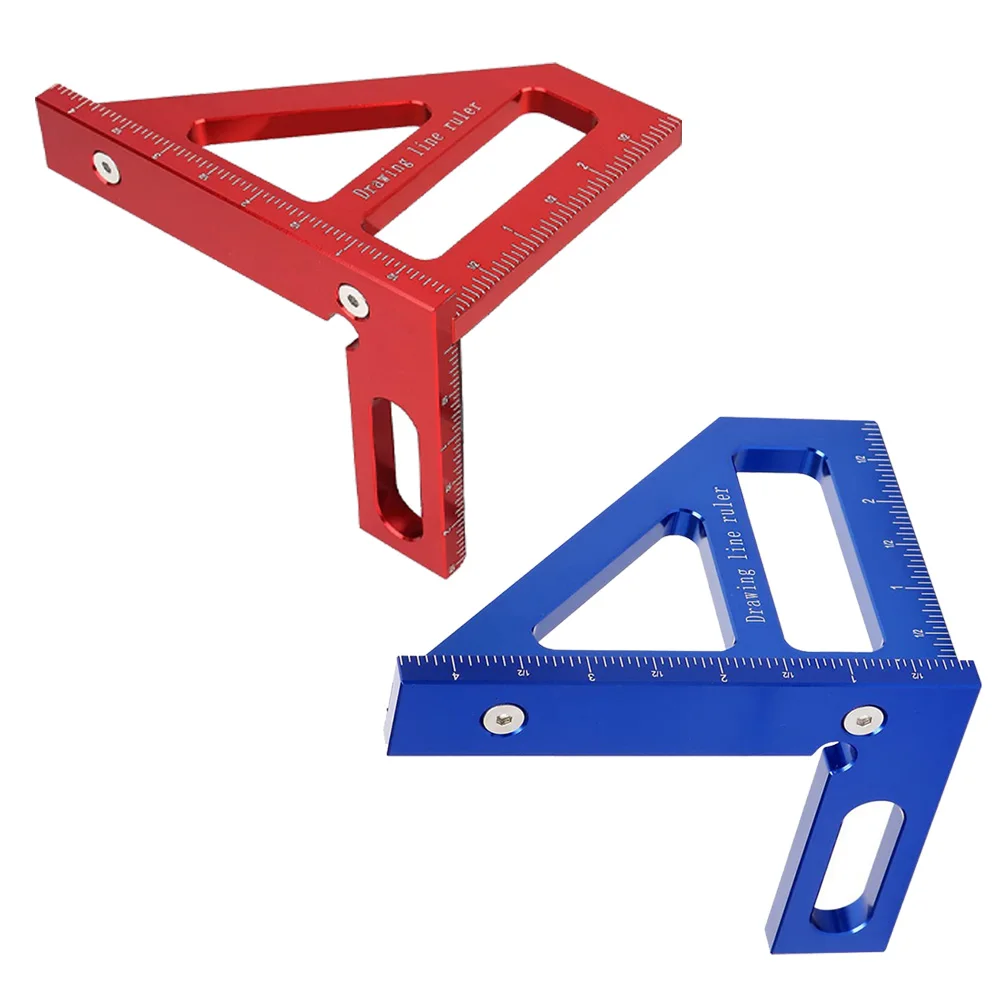 Дюймовый деревообрабатывающий квадратный транспортир из алюминиевого сплава