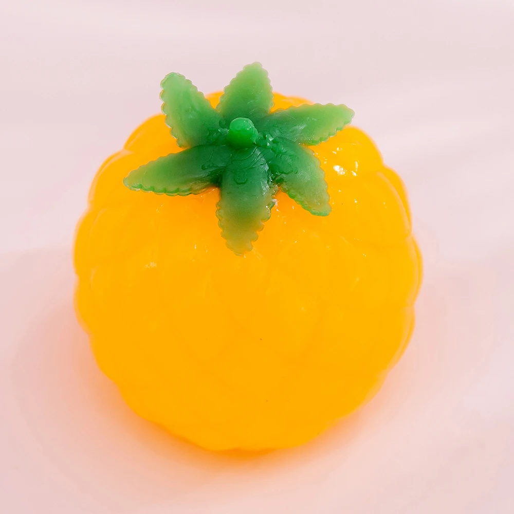 

Creative Fruit Soft Rubber Toys Squeeze Ball Pressure Reducing Small Toys Pinch Music To Vent Peculiar Children's Toys