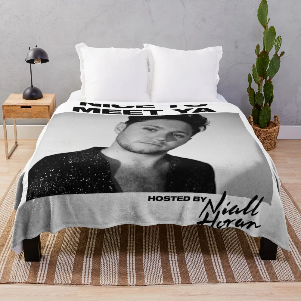 

Twonal Niall Nice To Meet Ya North American Tour 2020 Throw Blanket sleeping bag blanket knitted