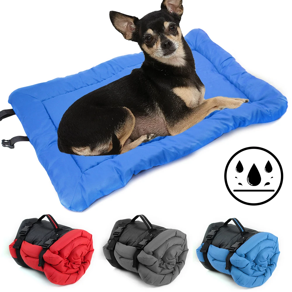 

Dog Bed Blanket Portable Dog Cushion Mat Waterproof Outdoor Kennel Foldable Pet Breathable Beds For Puppy Kennel Bed For Cats