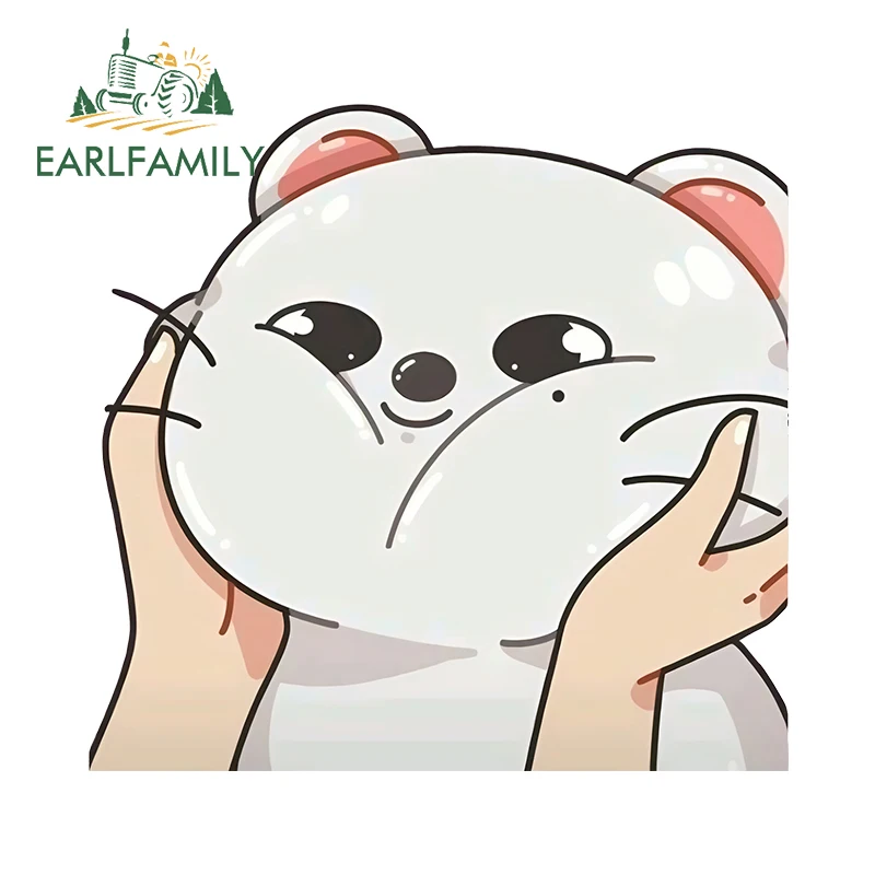 

EARLFAMILY Felix Bang Chan Hyun Jin Lee Know Han Chibi автомобильные наклейки животное мышь JDM аксессуары водостойкое украшение чашки