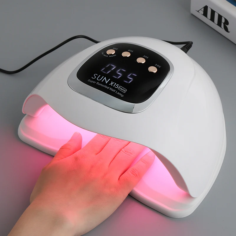 TFSCLOIN 280W SUN X15/X12 MAX UV LED Nail Drying Lamp For Curing All Gels Professional Nail Dryer With LCD Screen Manicure Tools