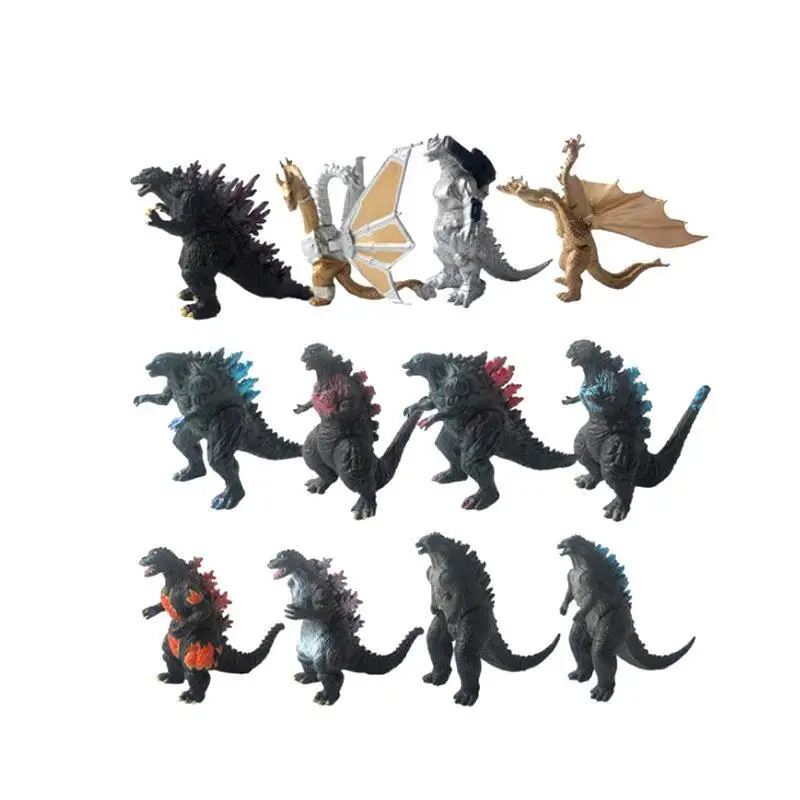 

12 шт./набор, фигурки из фильма Mecha Gojira Godzilla King Ghidorah