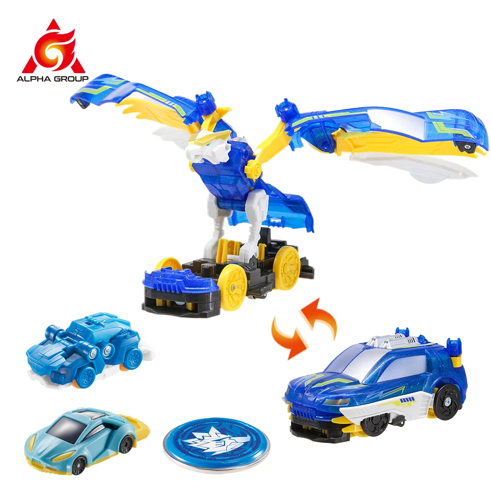 

Screechers Wild! 4 - Series 3S - Lightning Eagle premium Jump, Transform & Flip 360° Car Double Continuous Transformation Beast