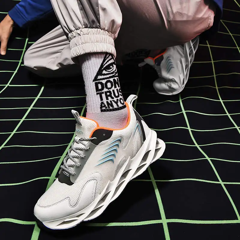 

Кроссовки мужские сетчатые для тенниса, люксовые сникерсы в стиле кэжуал, для взрослых и тенниса, Shuz, белые, лето 2021