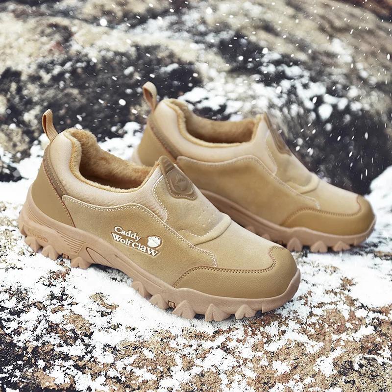 

Мужские кроссовки 2023 Новинка Повседневная обувь без шнуровки Модные мужские хлопковые теплые кроссовки зимние теплые меховые дизайнерские Лоферы мужская обувь