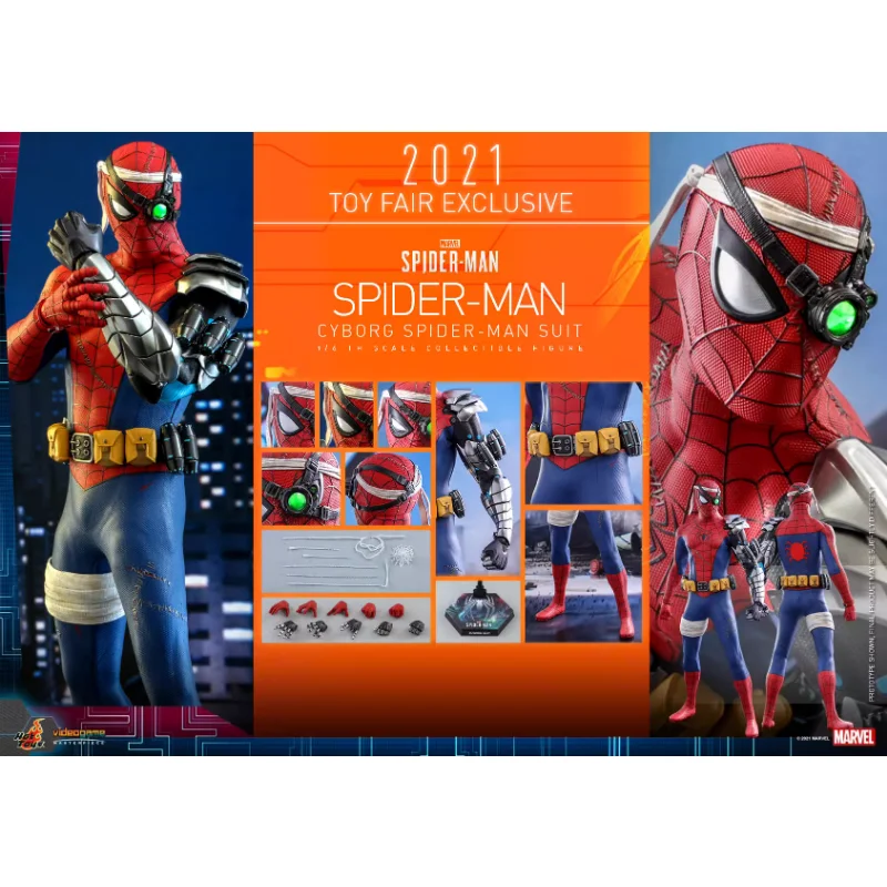 

HotToys HT VGM51 Spider-Man Mechanical Battlesuit Video Game Version Limited Edition Action Figure Model Hobbies Collection