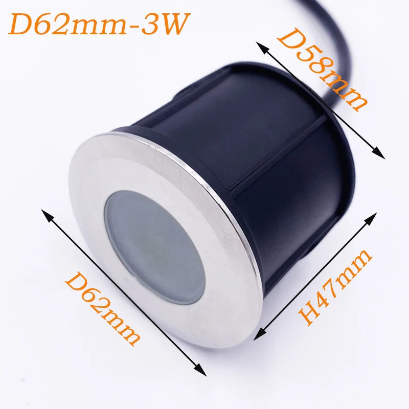 

Подземный светильник Ohlite RGBW 12В/24В 2Вт