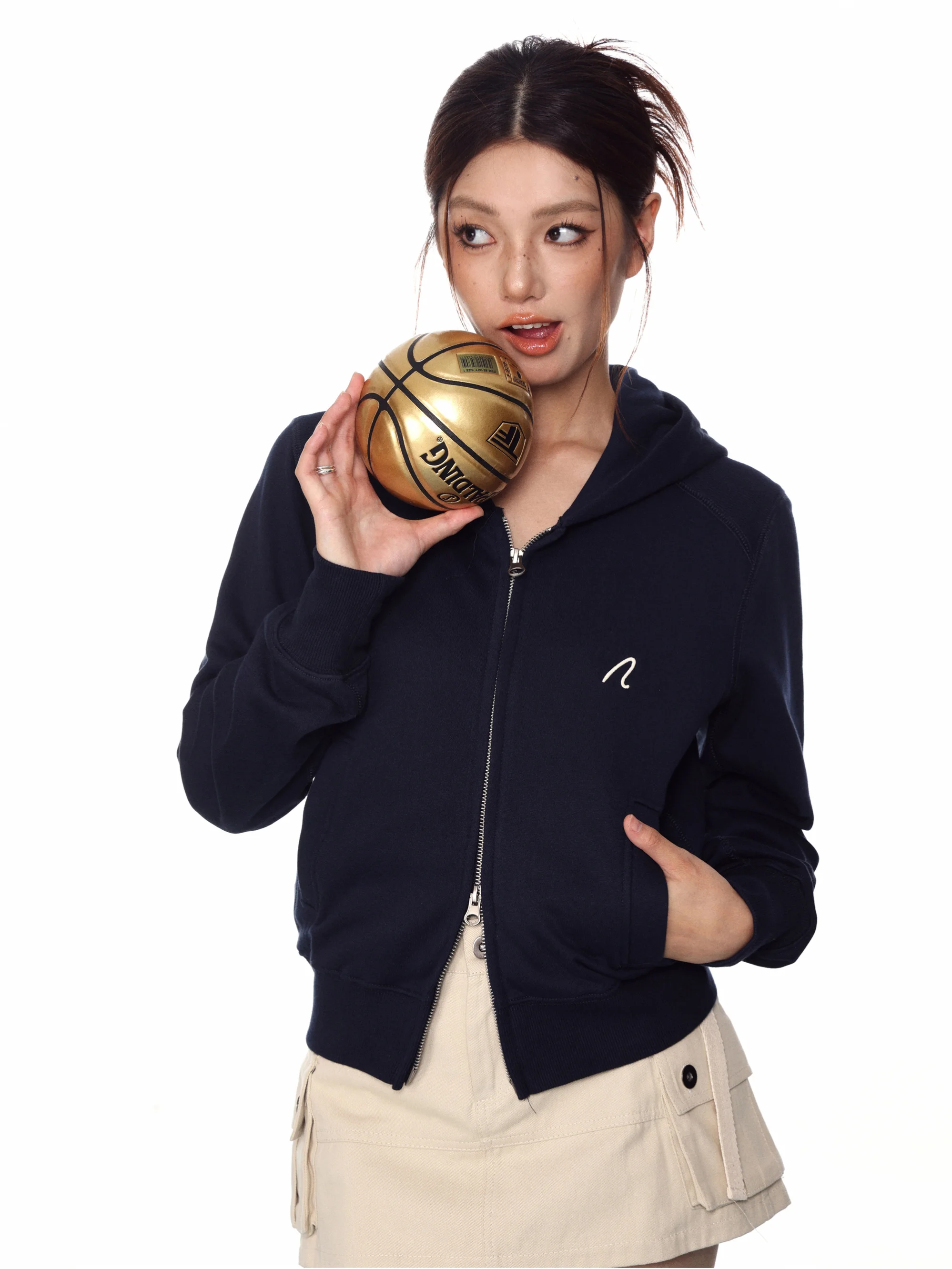 Shiyue Американская толстовка с капюшоном и длинными рукавами Верхняя одежда