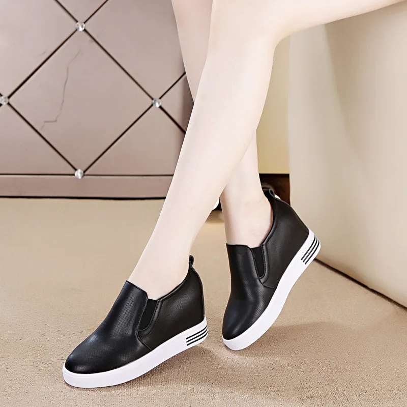 обувь женская весна женские лоферы летняя кеды осень Женские Дышащие с круглым