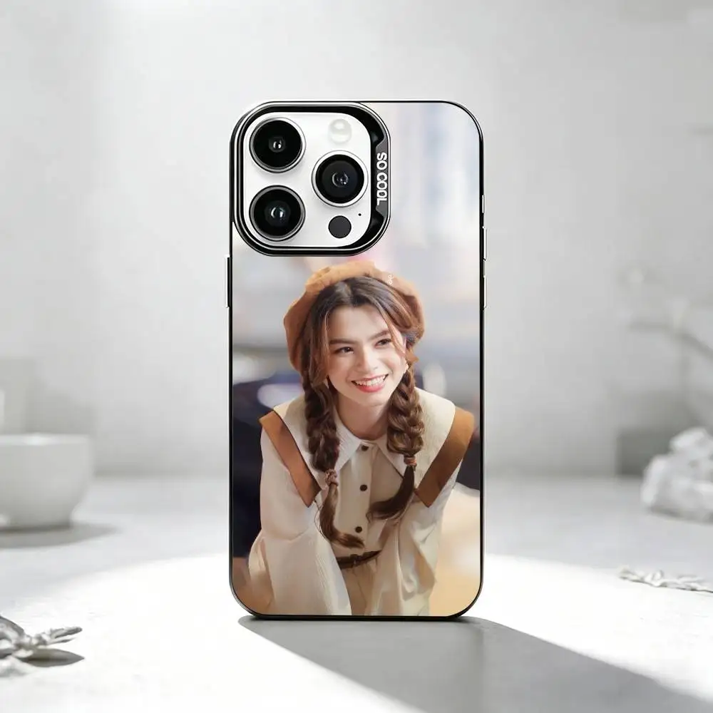 Фото Чехол для телефона Becky-Y Armstrong Nanno для iPhone 17, 16, 15, 14, 13, 12, 11 Plus, Pro Max, XS, цветной, с серебряным покрытием внутри №3
