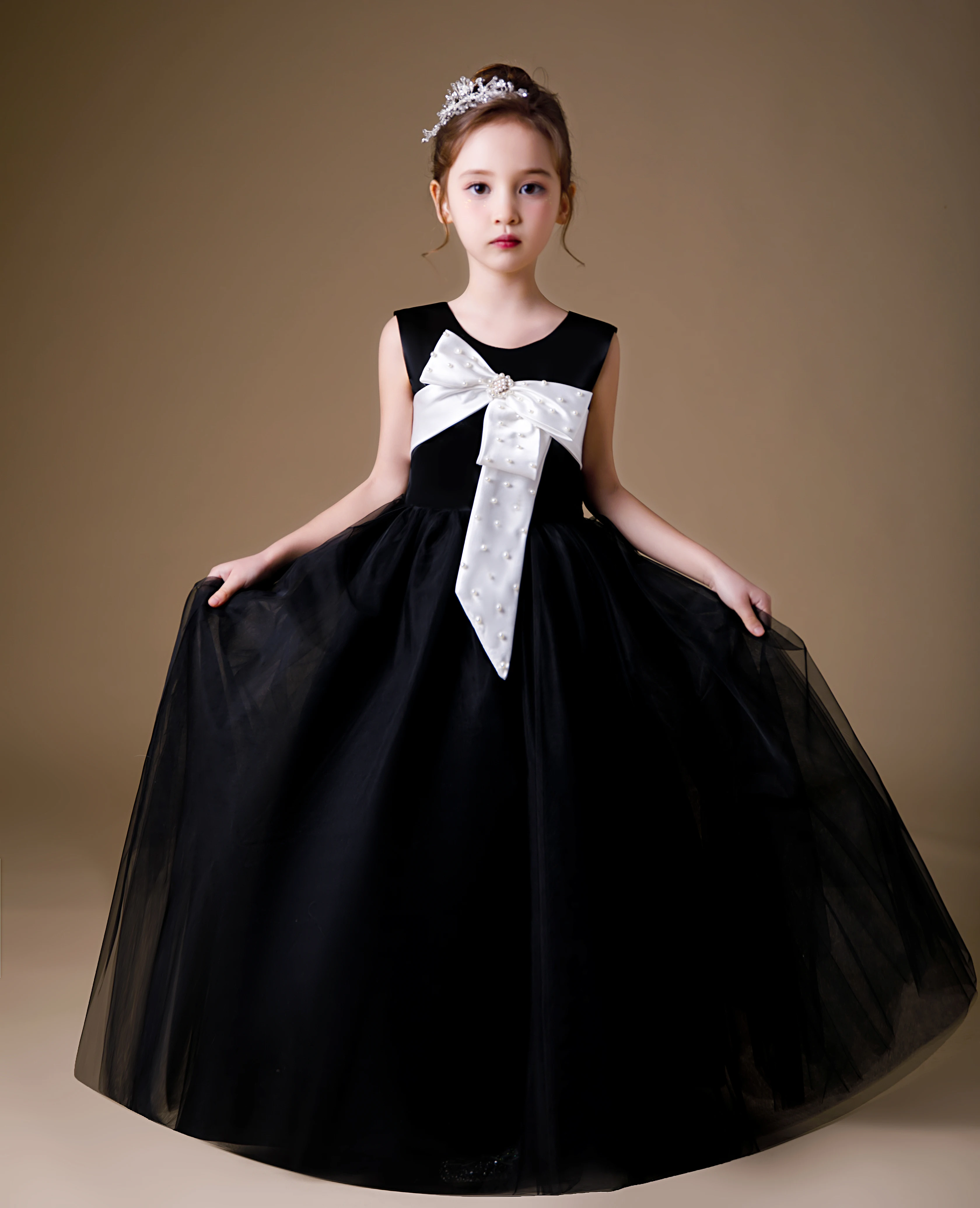 

Новинка 2023, высококачественное вечернее платье для девочек на заказ, милое Пышное Бальное Платье без рукавов для выпускного вечера