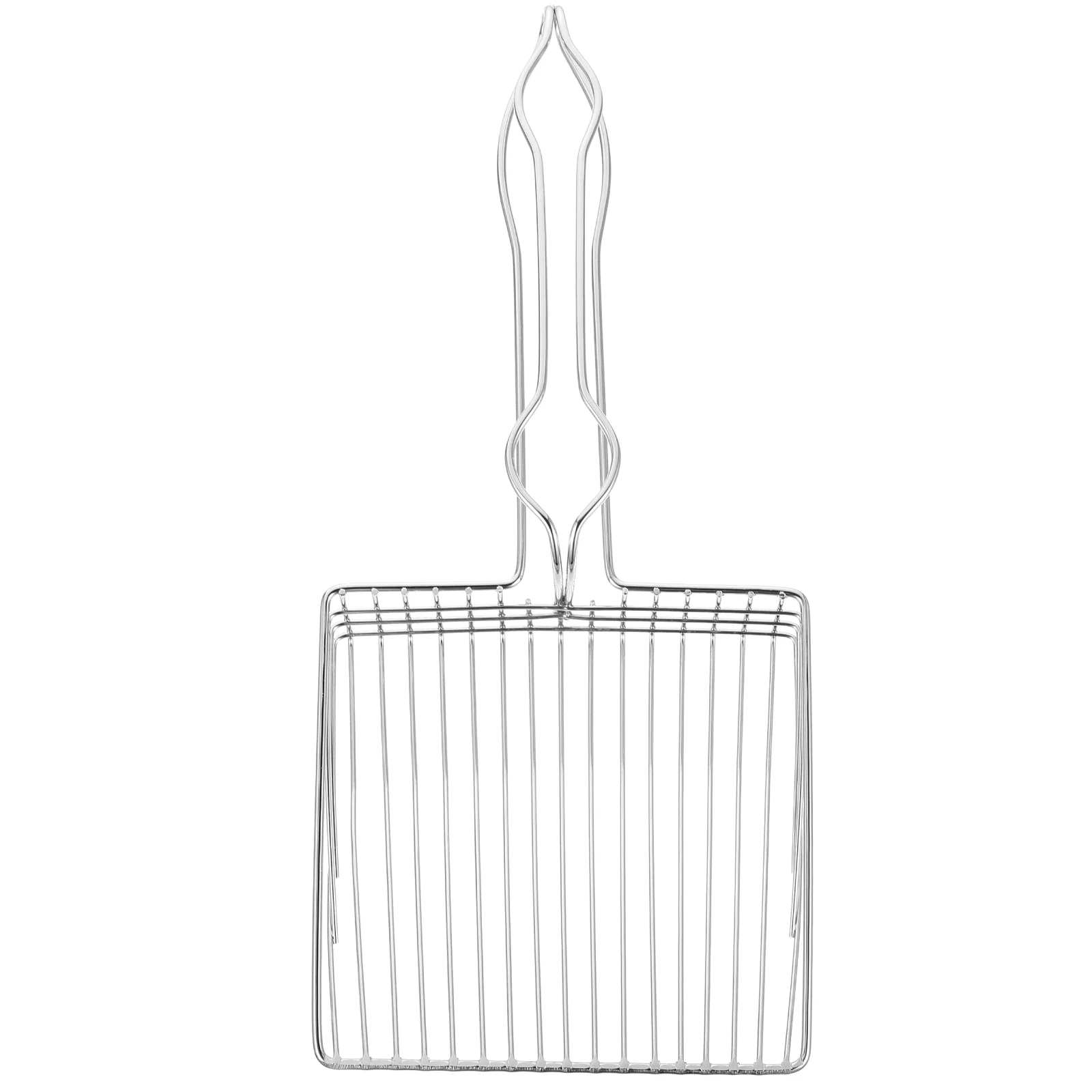 

Stainless Steel Cat Litter Scoop Kitten Poop Sifting Cleaning Scoop Litter Cleaner Scooper