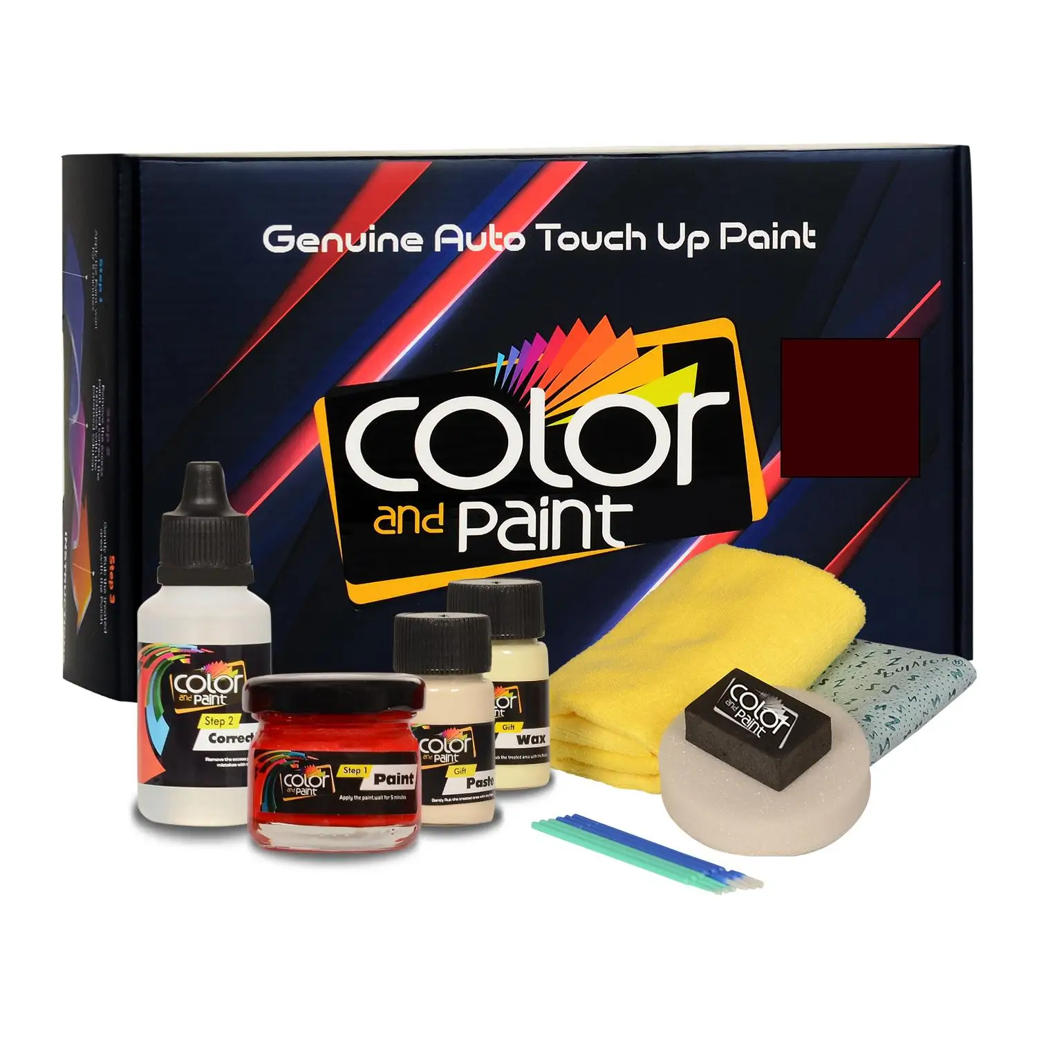 Color and Paint compatible with Renault Automotive Touch Up Paint - ROUGE ANDALOU - 731 - Basic Care