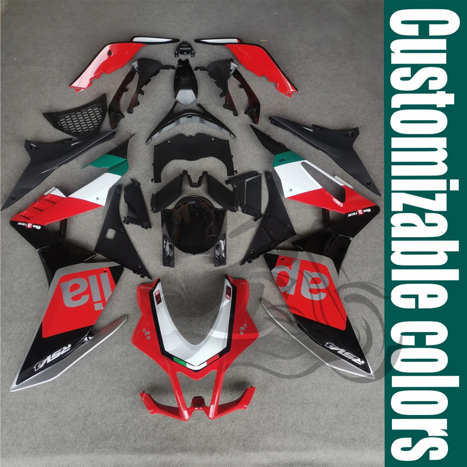 

For Aprilia RSV4 1000 2016 - 2020 ABS Injection Fairing Set Bodywork Panel Kit Part RS V4 2017 2018 2019 Motorcycle Accessories