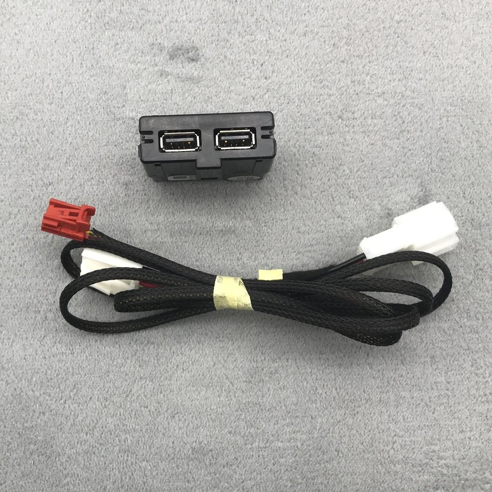 

5QD 035726 USB-разъем для заднего сиденья, подлокотник с проводкой для VW Tiguan MK2 Teramont Skoda Kodiaq Karoq Octavia A7 5QD 035 726 L