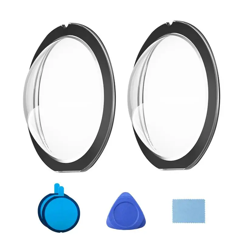 

For Insta 360 X3 Sticky Lens Guards Protection Waterproof Mirror Lens Protector for 360x3 Camera Protection Accessories