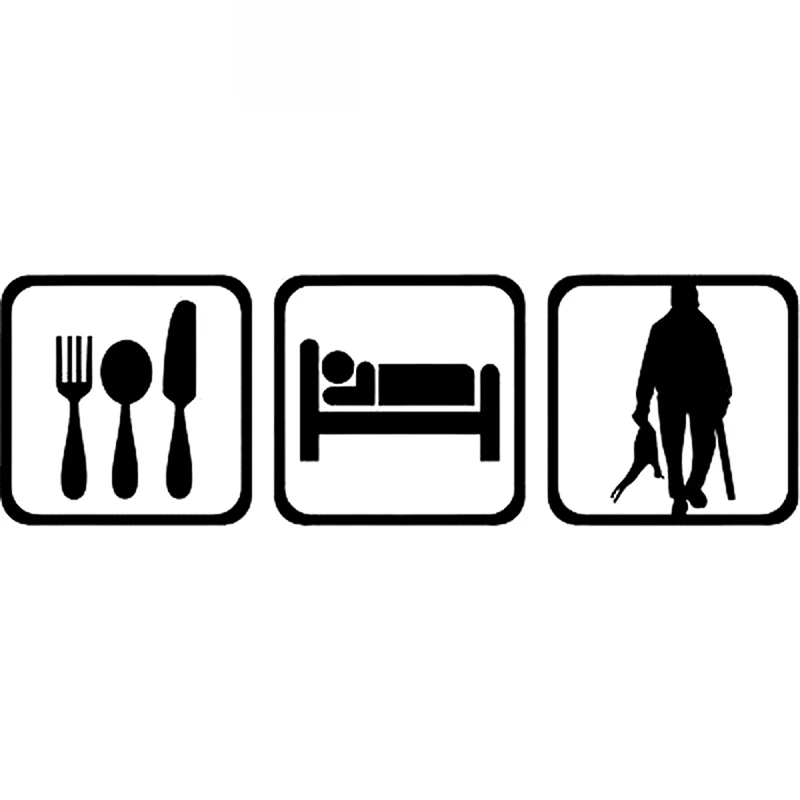 Автомобильные наклейки Eat Sleep Duck Hunting Fun ПВХ автомобильные украшения аксессуары