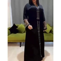 ramadan black abaya dubai turkey african dresses for women muslim hijab dress islamic clothing kaftan kimono femme musulmane