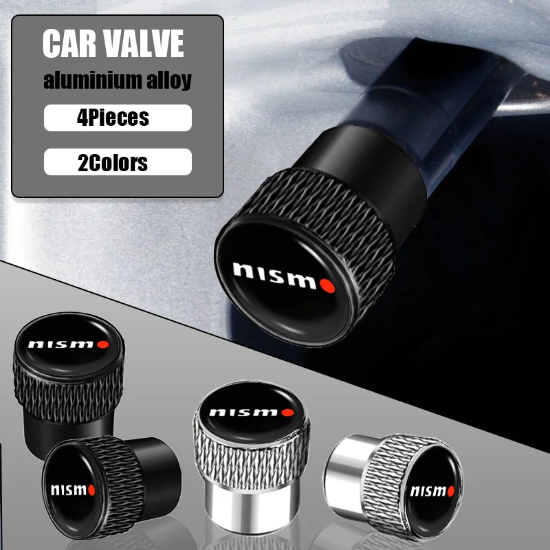 

Metal Alloy Car Tire Stem Valve Caps Wheel Valve for Nismo R34 Gtr Emblem Watch Nissans Tiida Teana R32 Qashqai Car Accessories