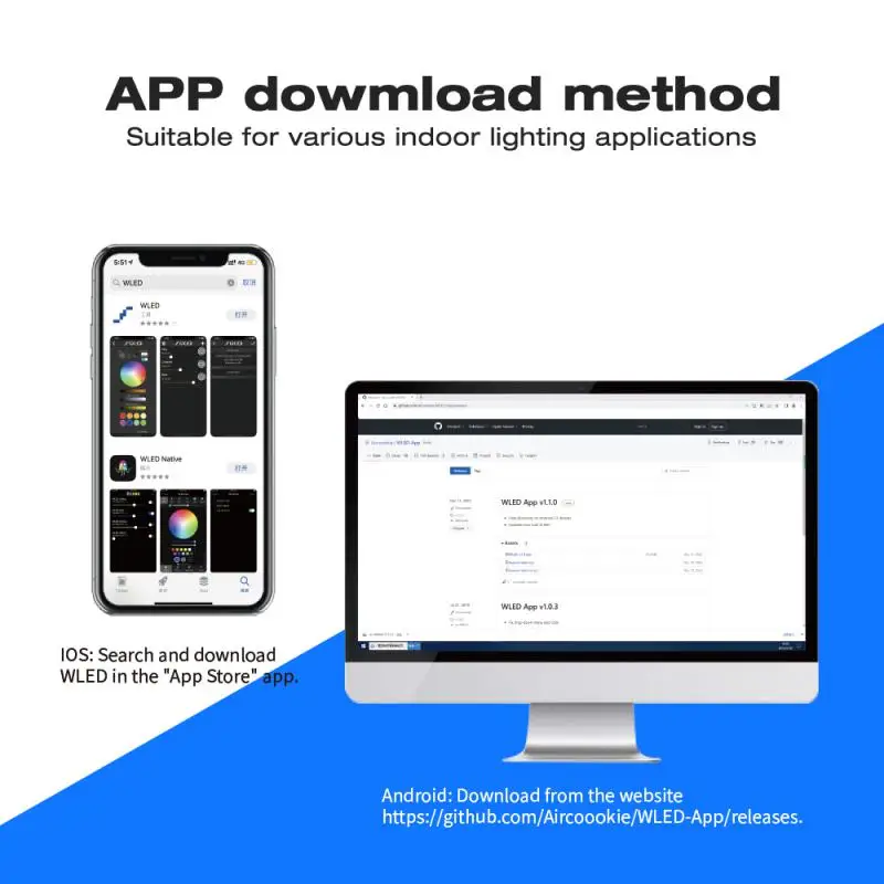 Светодиодный контроллер яркости ESP32 WLED с микрофоном
