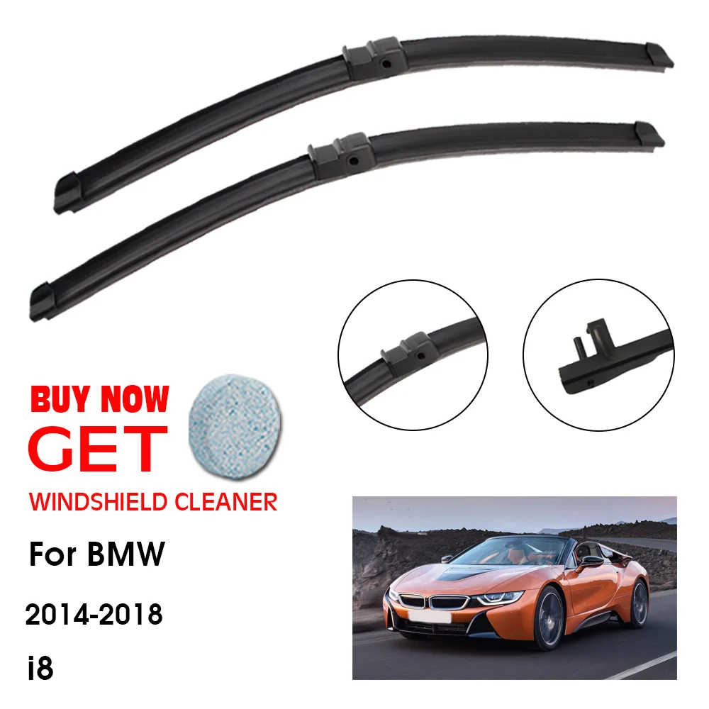 

Car Wiper Blade For BMW i8 28"+24" 2014-2018 Front Window Washer Windscreen Windshield Wipers Blades Accessories