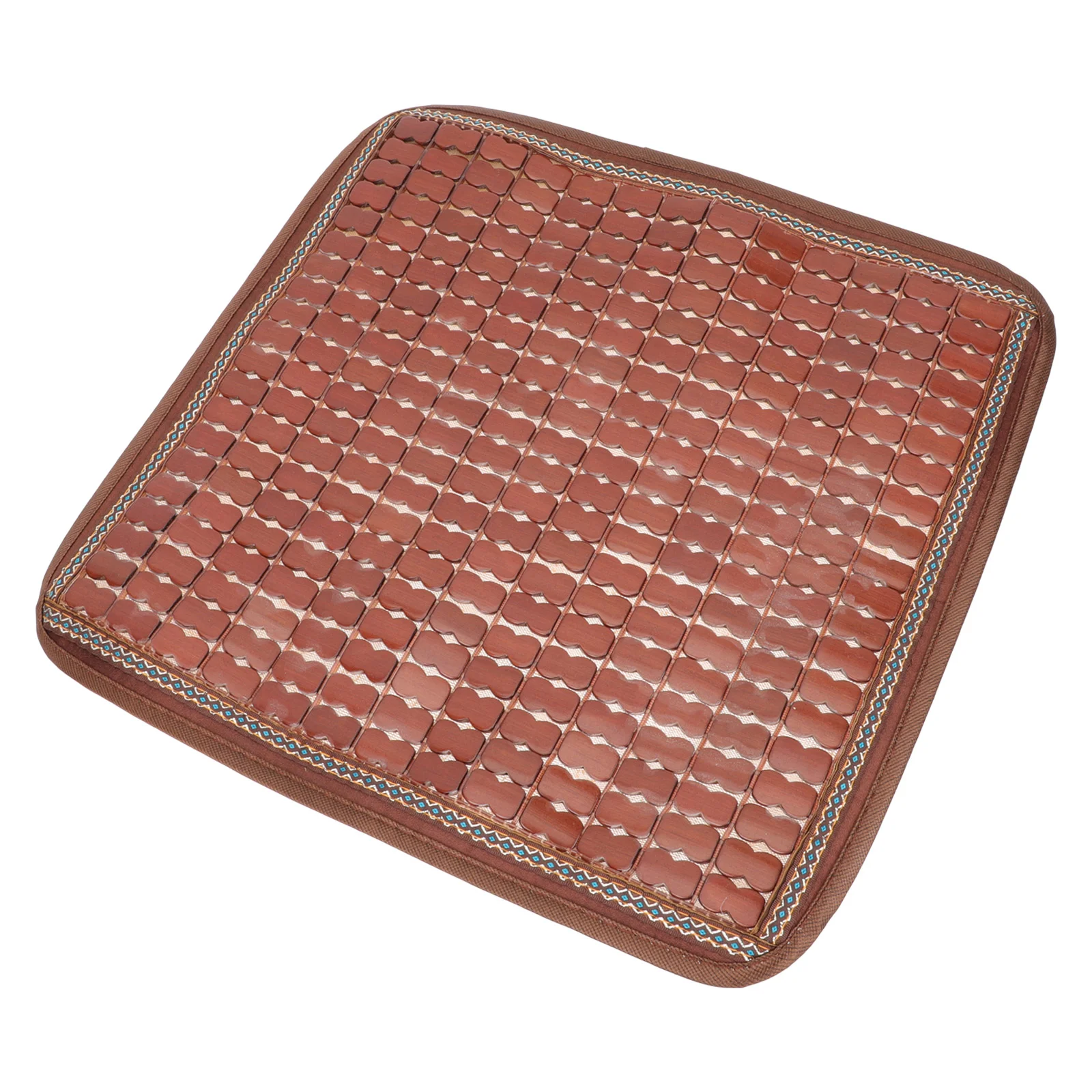 

Cushion Summer Car Chair Mat Pad Cool Breathable Office Coolingswing Farmhousewoven Pillow Cover Patio Beaded Wood Cushions