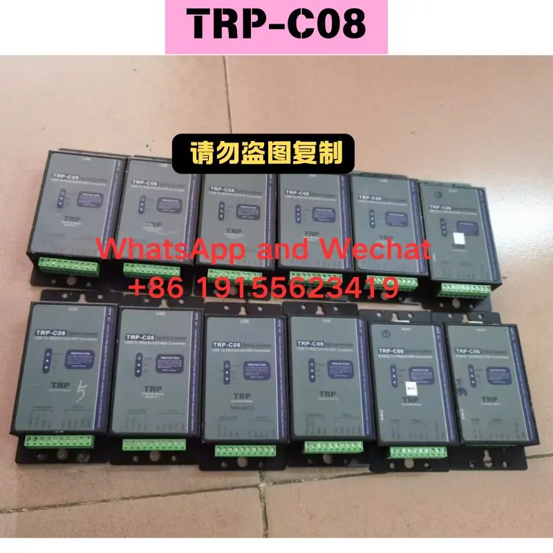 Б/у преобразователь RS232 в 422/485 TRP-C08 Trycom Функциональный тест ОК Быстрая доставка