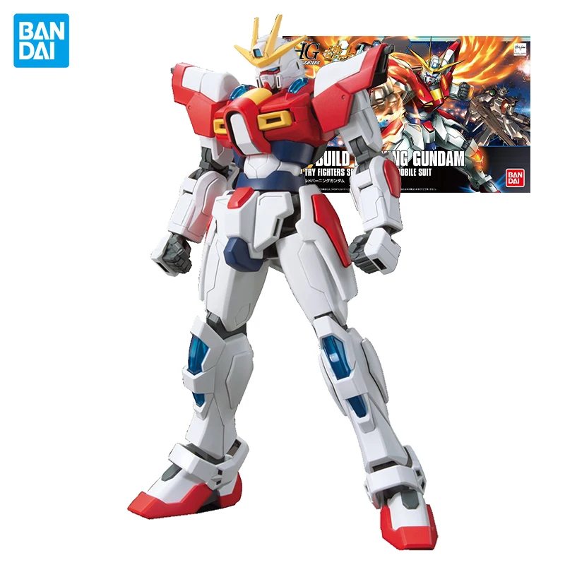 Bandai оригинальная модель Gundam HG HGBF 018 1/144 сборка горящий солдат мобильный костюм