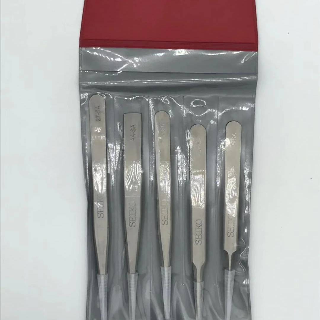 Щипцы из натуральной нержавеющей стали твердые и высокоэластичные прецизионные